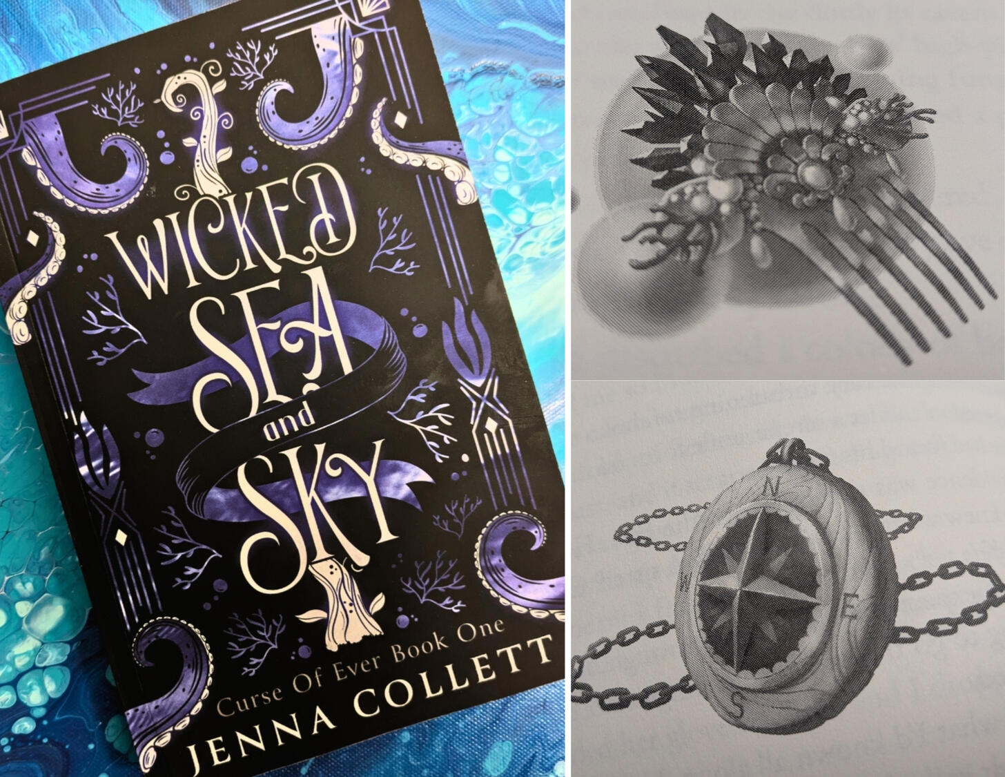 Wicked Sea and Sky interior illustrations