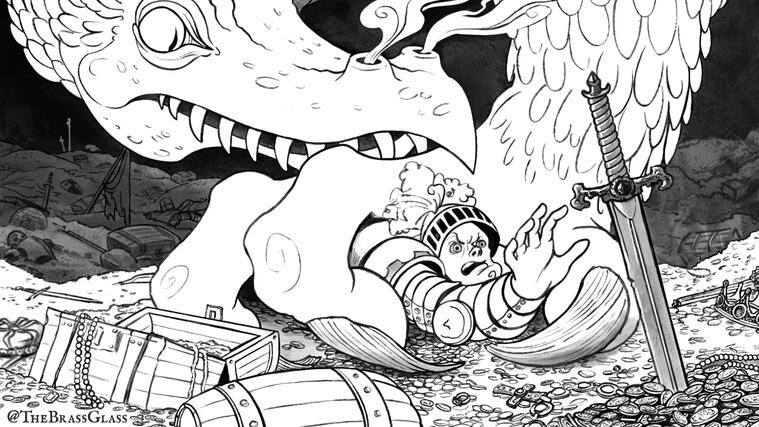 The final inked version before adding color.